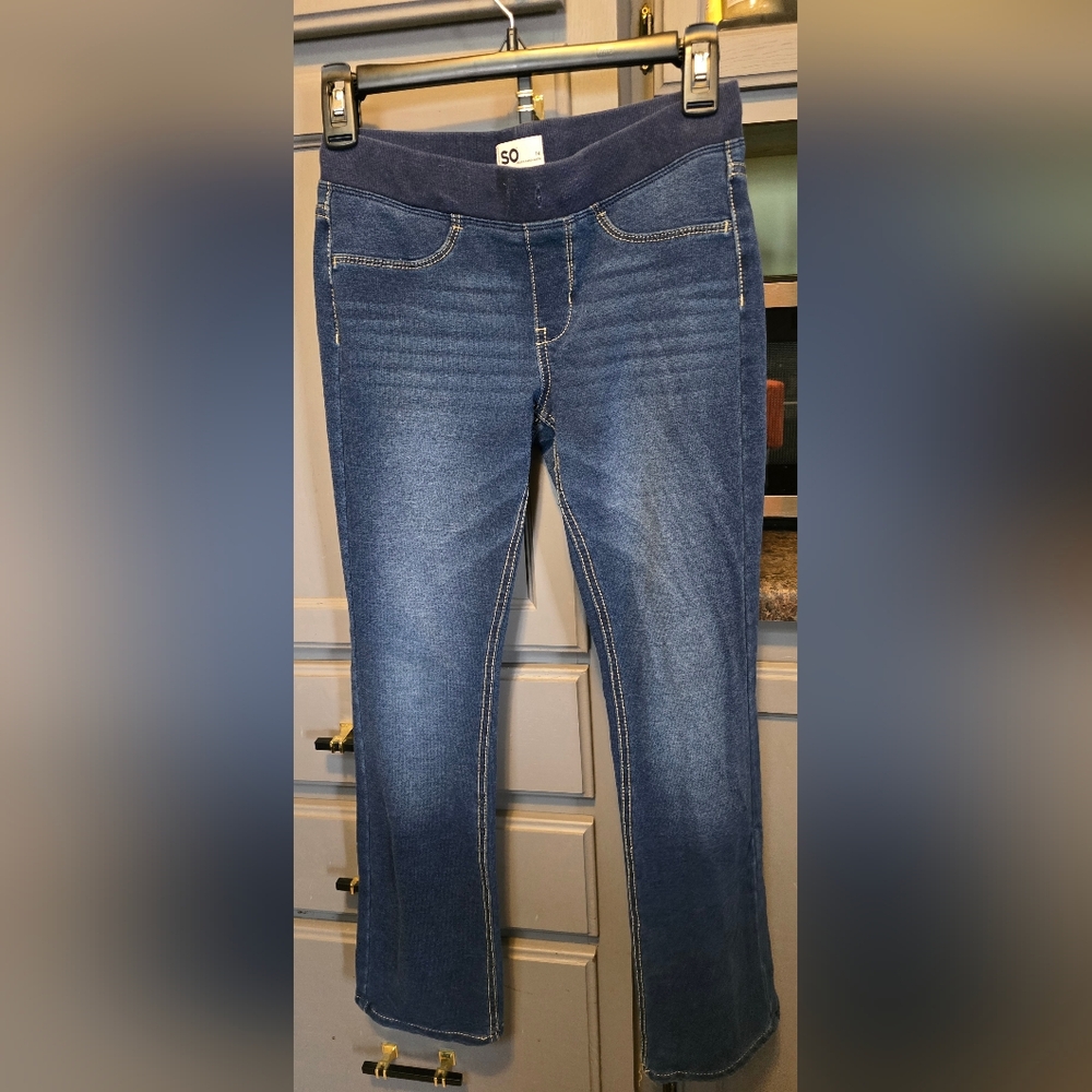 SO Women's Blue Skinny Jeans